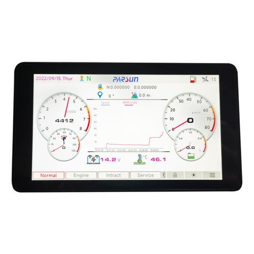 PARSUN Multi Function TOUCHSCREEN 5.5" Panel / Gauge Suits Parsun outboard motors EFI model 60hp upwards